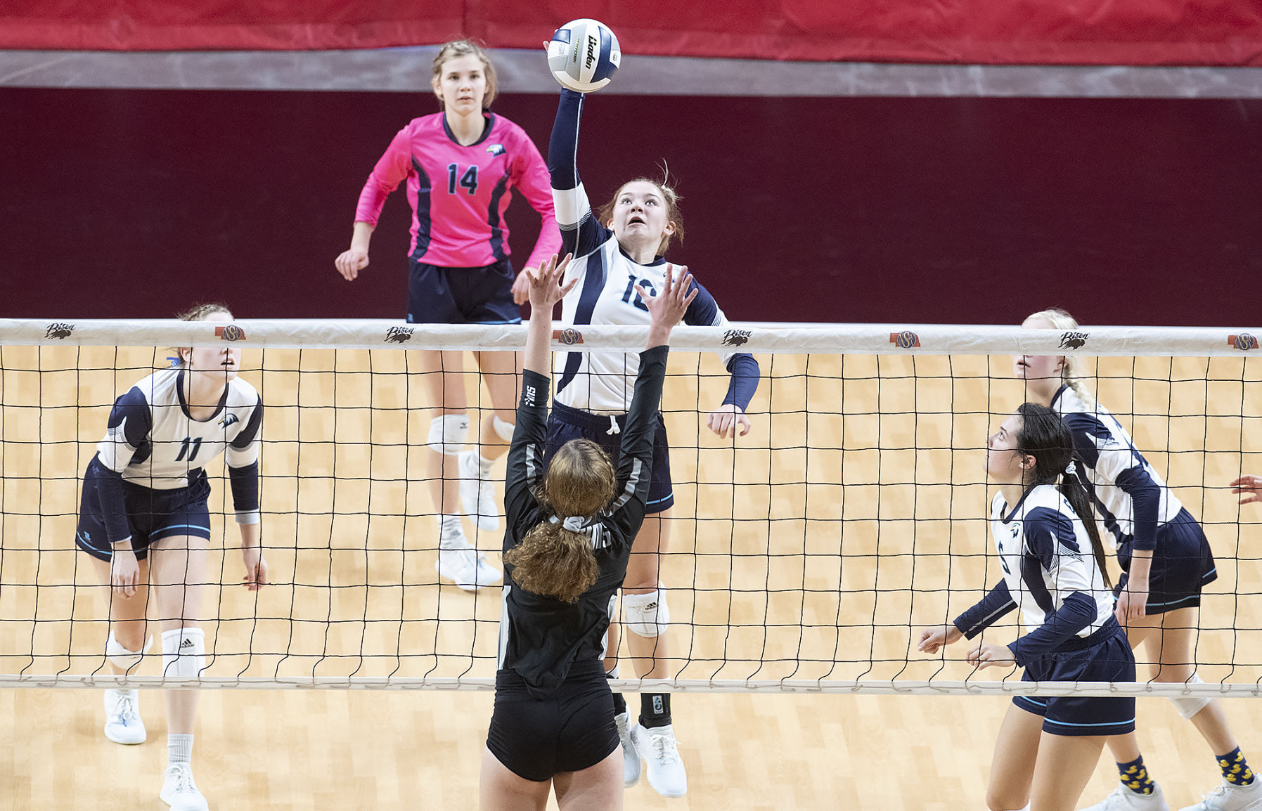 Class D-2 state volleyball, 11.5